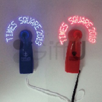 LED light Mini battery handy fan  - Gundam